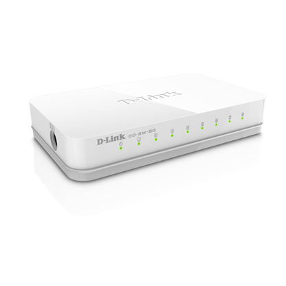 D-Link GO-SW-8G switch di rete Non gestito Bianco [GO-SW-8G]