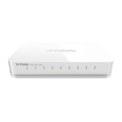 D-Link GO-SW-8G switch di rete Non gestito Bianco [GO-SW-8G]