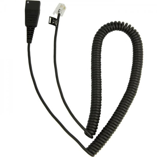 Jabra GN QD to Modular RJ extension coiled cord for Cisco IP 8800-01-37 [8800-01-37]