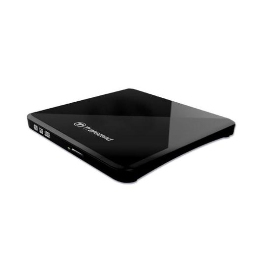 TRANSCEND MASTERIZZATORE ESTERNO DVD WRITER Portable 8X DVD, Slim, USB, Black [TS8XDVDS-K]