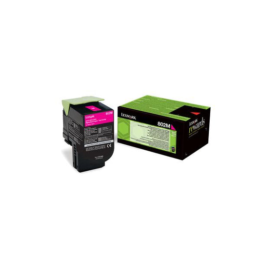 Lexmark 802M toner cartridge 1 pc Original Magenta [80C20M0]