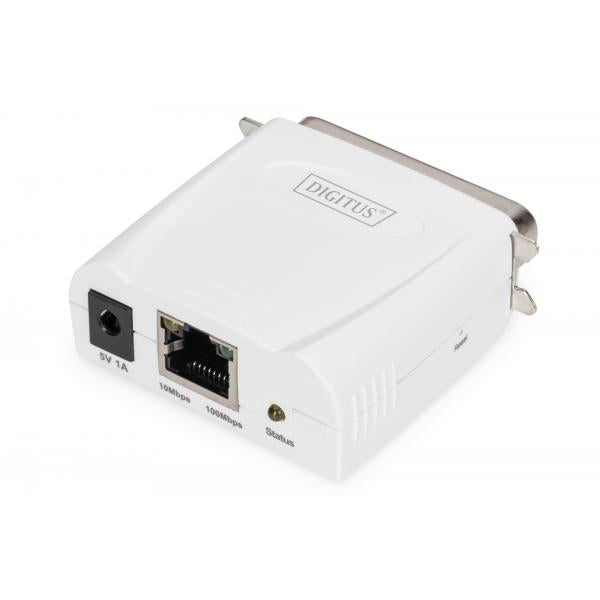 Digitus Parallel Print Server - 1-Port 1x RJ45 - 1x DB-36-pin male Centronics [DN-13001-1]