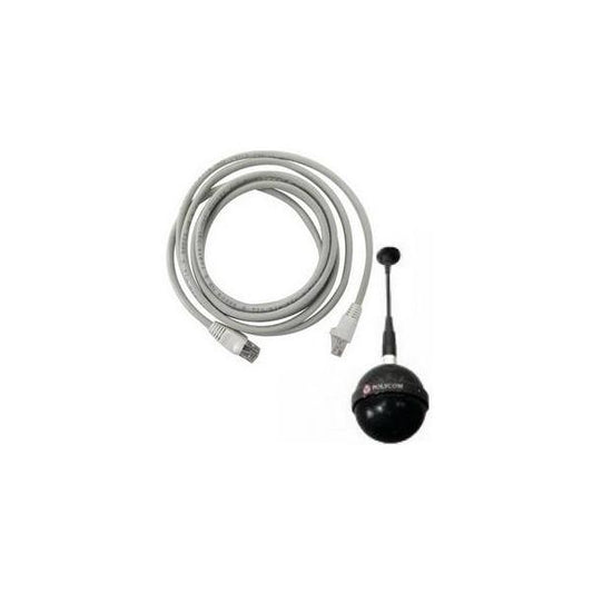 Poli "Cable de acometida" blanco de longitud extendida para conectar el elemento esférico de matriz de micrófonos de techo 2457-26765-072 [2457-26765-072] 