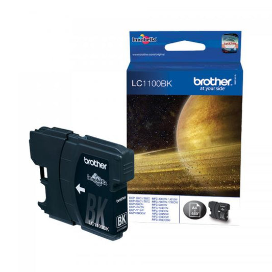 BROTHER CART TINTA LC1100BK INKJET NEGRO 450 PAGINAS [LC1100BK] 