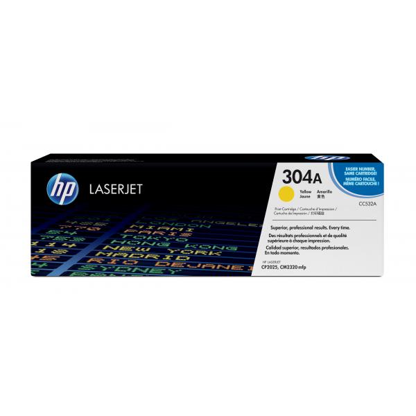 HP TONER GIALLO PER CLJ CP2025/CM2320 CC532A [CC532A]