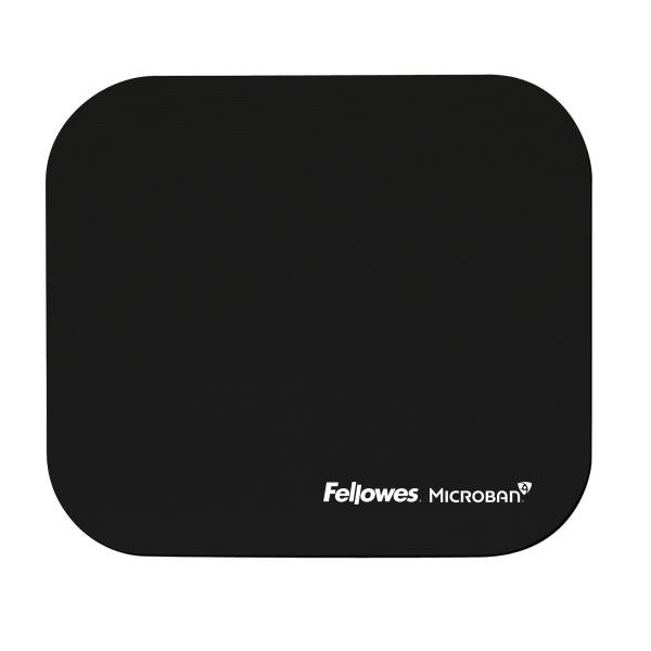 Fellowes MOUSE PAD WITH MICROBAN - BLACK [5933907]