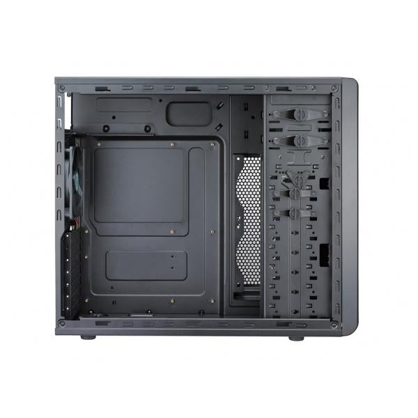 COOLER MASTER CASE FORCE 500, 1 X USB3 + 2 X USB2 + ONE 12 CM STANDARD FAN + 2XODD + 8XHDD [FOR-500-KKN1]