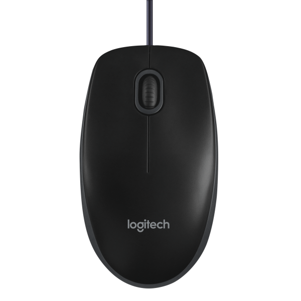 Logitech B100 mouse Ambidestro USB tipo A Ottico 800 DPI [910-003357]