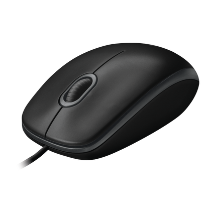 Logitech B100 mouse Ambidestro USB tipo A Ottico 800 DPI [910-003357]