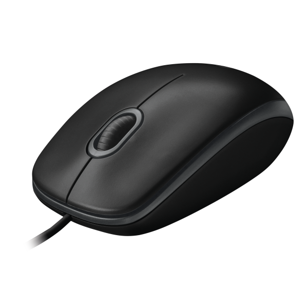 LOGITECH OPTICAL USB MOUSE B100 BLACK, 800 DPI [910-003357]