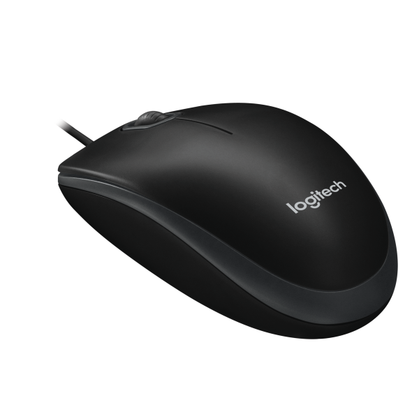 Logitech B100 mouse Ambidestro USB tipo A Ottico 800 DPI [910-003357]