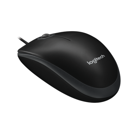 LOGITECH OPTICAL USB MOUSE B100 BLACK, 800 DPI [910-003357]