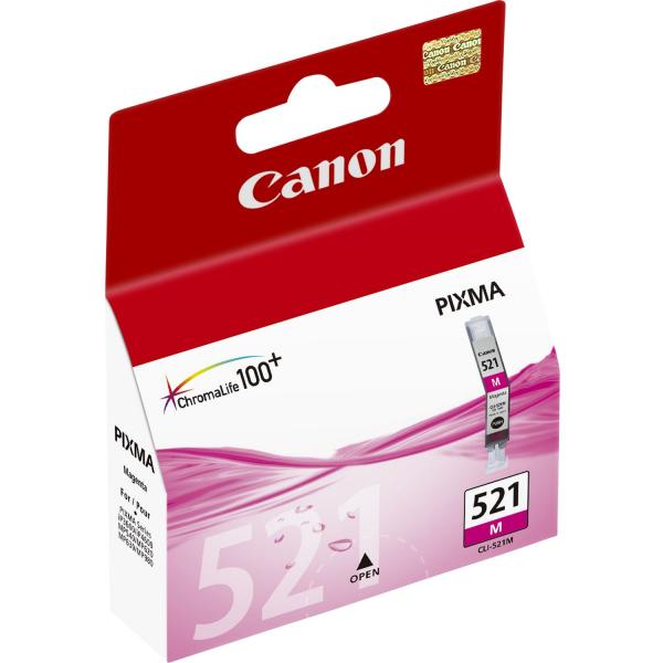 Canon Cartuccia d'inchiostro magenta CLI-521M [2935B001]