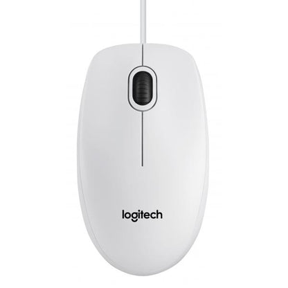 LOGITECH MOUSE OTTICO USB B100 BIANCO RETAIL, 800 DPI [910-003360]