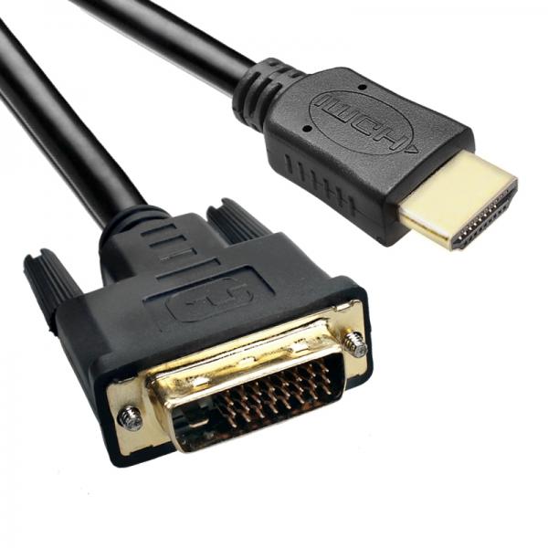 Vultech HDMI-DVI 1.8m M-M 1,8 m DVI-D Nero [DHM02]