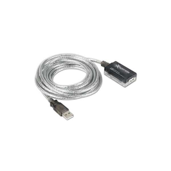 Hamlet Prolunga Extender Usb 2.0 da 5 metri con ripetitore attivo [XUREP5]