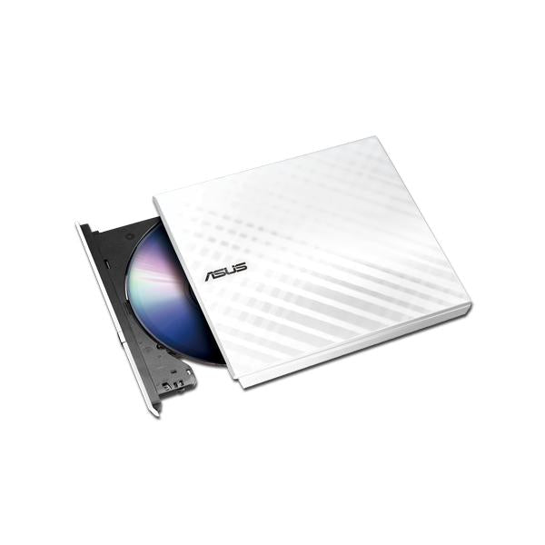 ASUS MASTERIZZATORE DVD ESTERNO SDRW-08D2S-U LITE - DVD-RAM/R/RW WHITE [90-DQ0436-UA221KZ]