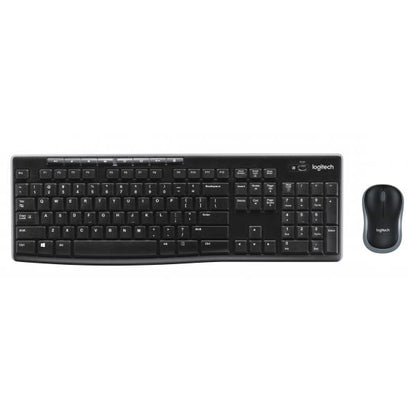 Logitech MK270 Combo Tastiera e Mouse Wireless per Windows, 2,4 GHz Wireless, Mouse Compatto, 8 Tasti Multimediali e di Scelta Rapida, Durata della Batteria 2 anni, per PC, Laptop [920-004512]