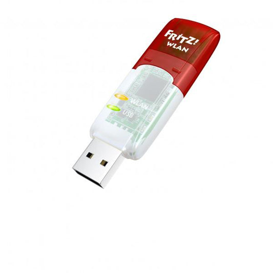 AVM FRITZ!WLAN USB Stick N v2 Adattatori Wireless N 2.4 e 5 GHz 300 Mb/s WPS/WPA2 - PROMO FINO AD ESAURIMENTO SCORTE 20002605 [20002605]