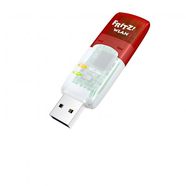 AVM FRITZ!WLAN USB Stick N v2 Adattatori Wireless N 2.4 e 5 GHz 300 Mb/s WPS/WPA2 - PROMO FINO AD ESAURIMENTO SCORTE 20002605 [20002605]