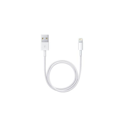 Apple Lightning to USB Cable White 0.5M USB-A - Lightning Cable/Bulk Packed [ME291ZM/A-N2]