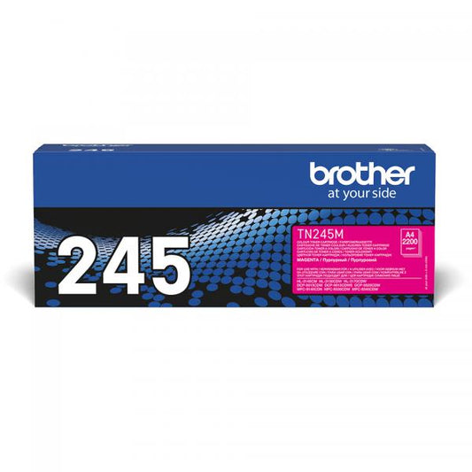 Brother TN-245M cartucho de tóner 1ud Original Magenta [TN245M]