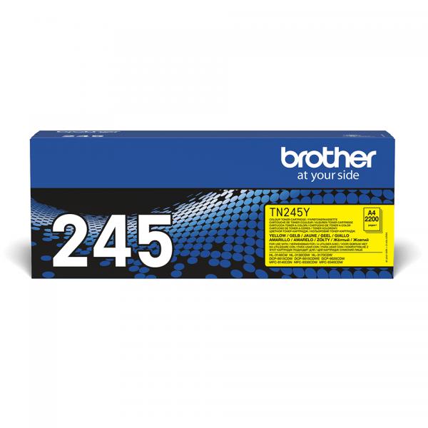 BROTHER TONER YELLOW 2,200 PAGES FOR DCP9020CDW - HL3140CW - HL3150CDW - HL3170CDW - MFC-9330CDW - MFC-9340CDW [TN245Y]