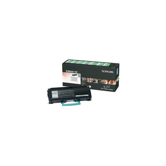 Lexmark E260A11E cartucho de tóner 1ud Original Negro [E260A11E]