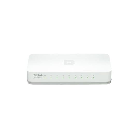 D-Link GO-SW-8E switch di rete Non gestito Fast Ethernet (10/100) Bianco [GO-SW-8E]