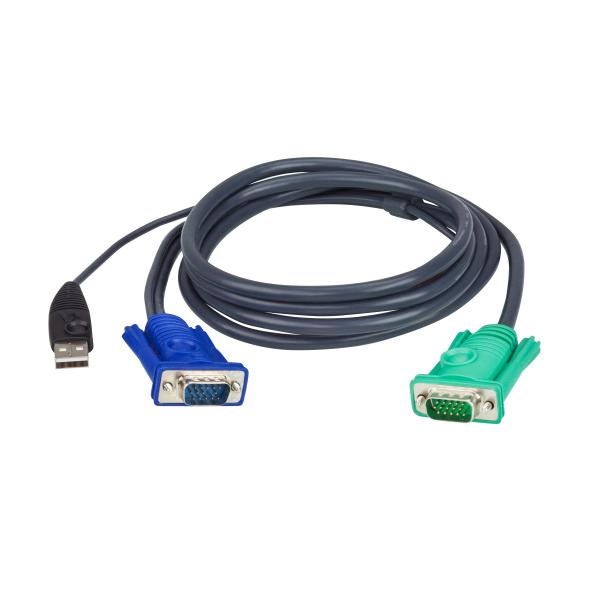 Cable USB Aten para computadora Mac USB y USB 1,8 m 2L-5202U [2L-5202U] 