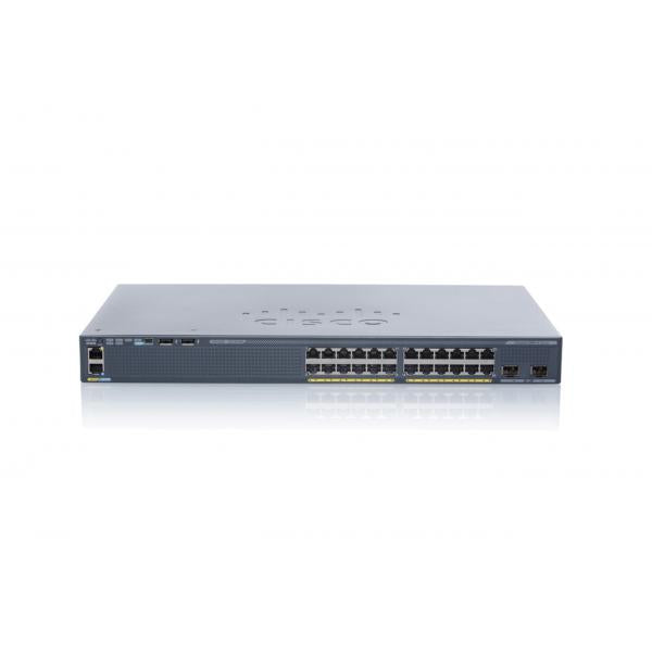 Cisco Catalyst 2960-X 24 GigE, 4 x 1G SFP, LAN Base [WS-C2960X-24TS-L]