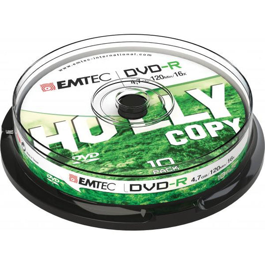 Emtec ECOVR471016CB Blank DVD 4.7 GB DVD-R 10 piece(s) [ECOVR471016CB]