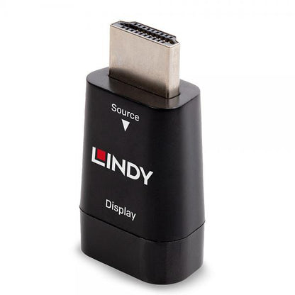 Lindy 38194 adattatore per inversione del genere dei cavi HDMI Type A (Standard) VGA Nero [LINDY38194]