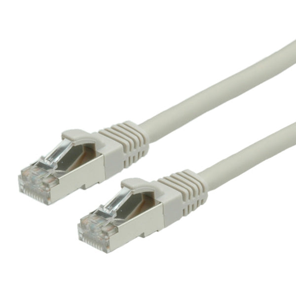 VALUE S/FTP (PIMF) PATCHCORD CAT.6/CLASS E, LSOH, GREY, 1M [21.99.0701]