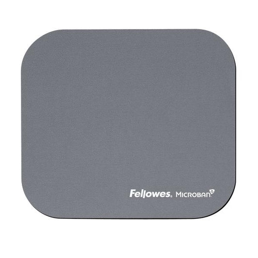 Fellowes MOUSE PAD WITH MICROBAN - SILVER [5934005]