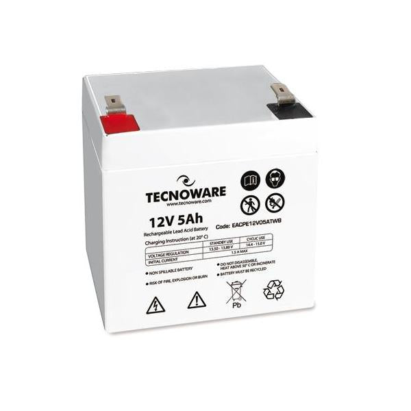 Tecnoware 5Ah Lead Acid Acido piombo (VRLA) 12 V [EACPE12V05ATWB]