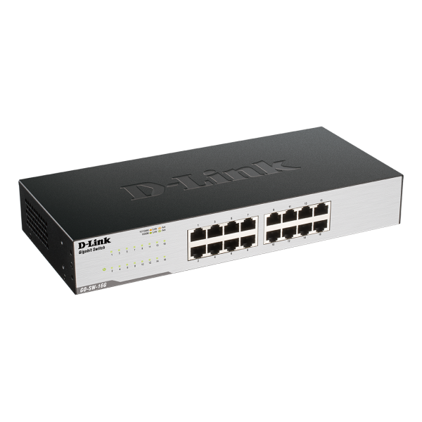 D-LINK SWITCH 16 PORTE GIGABIT EASY DESKTOP [GO-SW-16G]