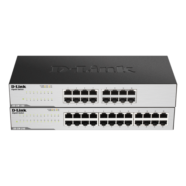 D-LINK SWITCH 16 PORTE GIGABIT EASY DESKTOP [GO-SW-16G]