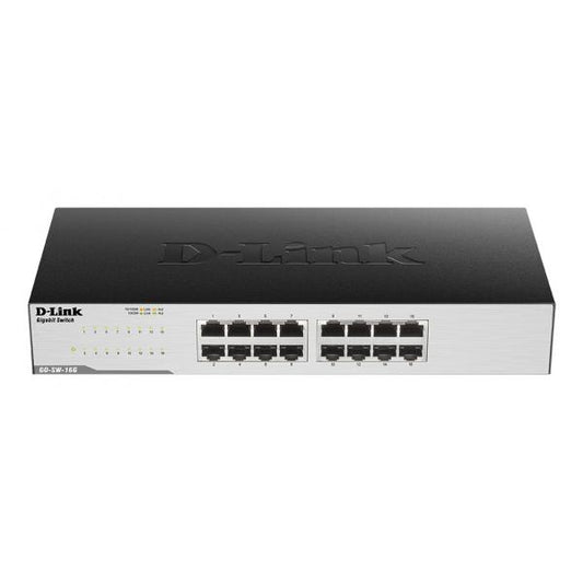 D-LINK SWITCH 16 PORTE GIGABIT EASY DESKTOP [GO-SW-16G]