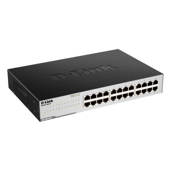 D-LINK SWITCH 24 PORTE GIGABIT EASY DESKTOP [GO-SW-24G]