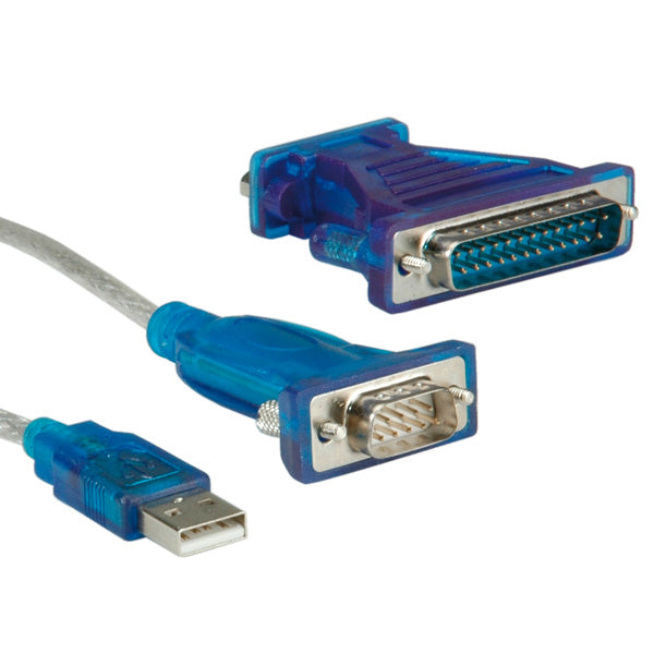 VALUE CONVERTER CABLE USB TO SERIAL, 1.8M [12.99.1160]