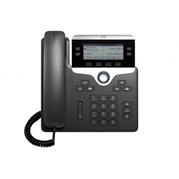 Cisco 7841 telefono IP Nero, Argento 4 linee LCD [CP-7841-K9=]