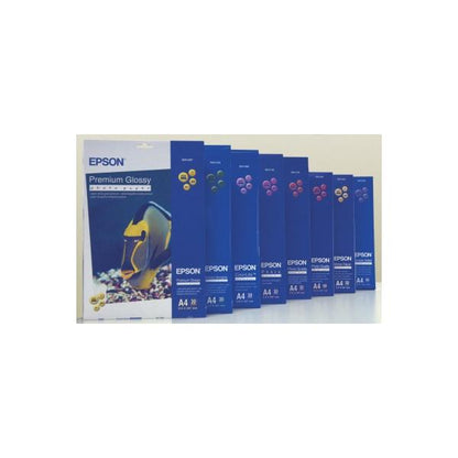 Epson Premium Semi-Gloss Photo Paper - A4 - 20 Fogli [C13S041332]