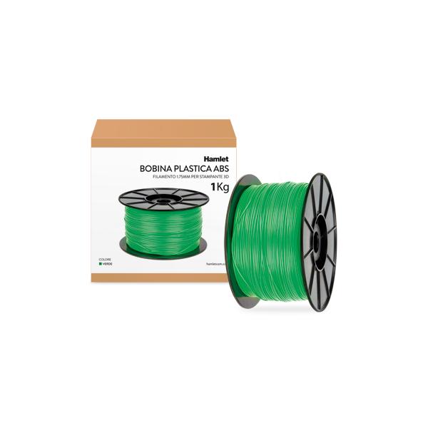 Hamlet 1kg Green ABS 3DX100 3D Printer Filament Spool [HP3DXROLGR]