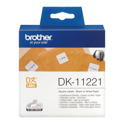 Brother DK-11221 Cinta de Etiquetas Negro sobre Blanco [DK11221]