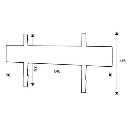 ITB OM06139 Supporto TV a parete 2,03 m (80") Nero [OM-SLIM800]