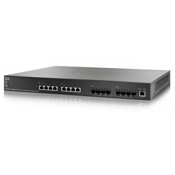 Cisco 16-port 10 Gig Managed Switch [SG500XG-8F8T-K9-G5-G5]