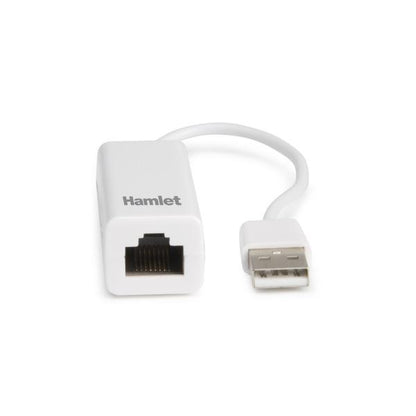 Hamlet Adattatore USB 2.0 to Lan velocità di trasferimento fino a 10/100 Mbps [HNU2F100]