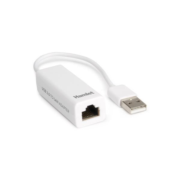 Hamlet Adattatore USB 2.0 to Lan velocità di trasferimento fino a 10/100 Mbps [HNU2F100]