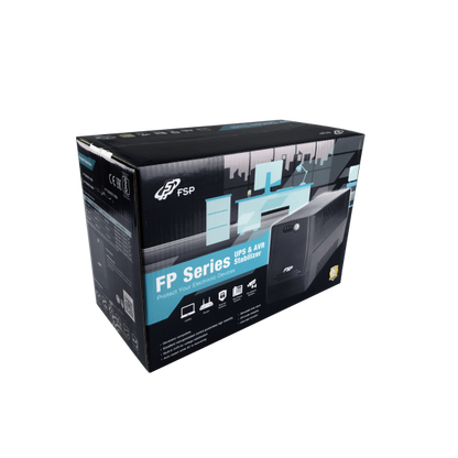 FSP UPS FP600 600VA 360W 230V/60HZ 8xAVRFP600 1x12V/7AH, 2xSCHUKO [PPF3600708]